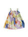 A Multicolour Sleeveless Dresses from Our Mini Nature in size 4T for girl. (Back View)