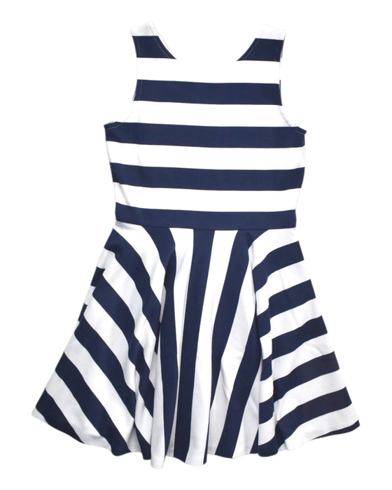 A Navy Sleeveless Dresses from Polo Ralph Lauren in size 12Y for girl. (Front View)