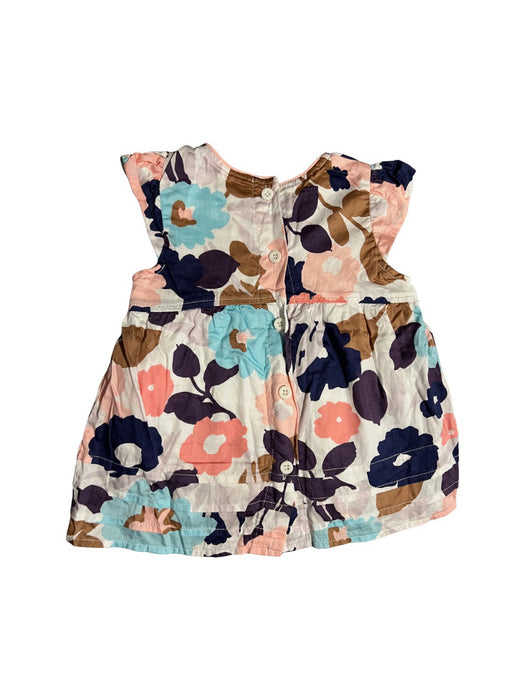 A Multicolour Short Sleeve Dresses from bloomB in size 3-6M for girl. (Back View)