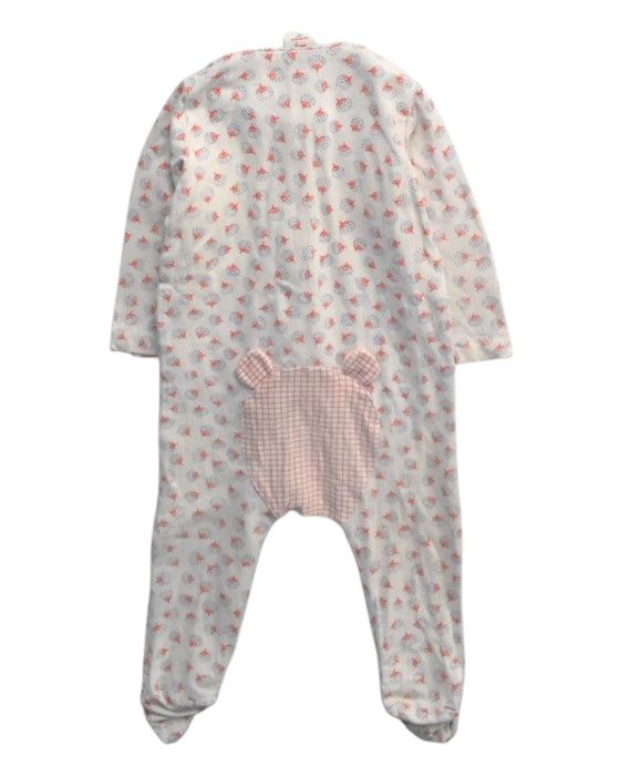 A White Onesies from Seed in size 3-6M for girl. (Back View)