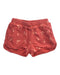 A Red Shorts from Tea in size 8Y for girl. (Front View)