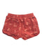 A Red Shorts from Tea in size 8Y for girl. (Back View)