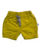 A Yellow Shorts from Petit Bateau in size 2T for boy. (Front View)