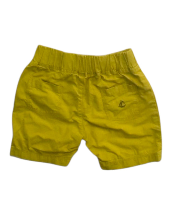 A Yellow Shorts from Petit Bateau in size 2T for boy. (Back View)