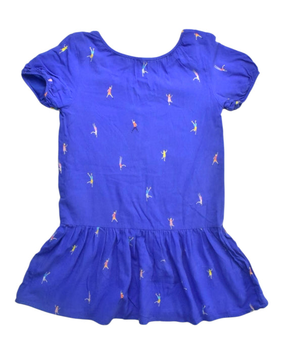 A Blue Short Sleeve Dresses from Chubby Chubby in size 7Y for girl. (Back View)
