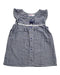 A Navy Sleeveless Dresses from Miki House in size 12-18M for girl. (Front View)
