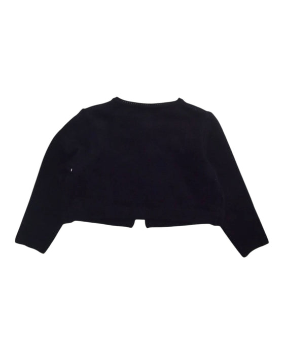 A Black Cardigans from Miki House in size 3T for girl. (Back View)