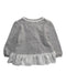 A Grey Long Sleeve Tops from Miki House in size 3T for girl. (Back View)