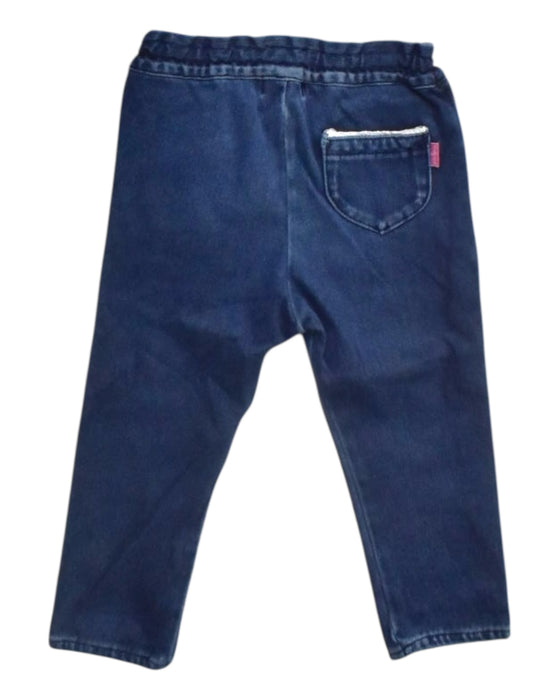 A Blue Casual Pants from Miki House in size 2T for girl. (Back View)