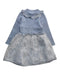 A Blue Sweater Dresses from Anna Sui in size 2T for girl. (Front View)