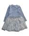 A Blue Sweater Dresses from Anna Sui in size 2T for girl. (Back View)