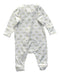 A White Onesies from Seed in size 0-3M for neutral. (Back View)