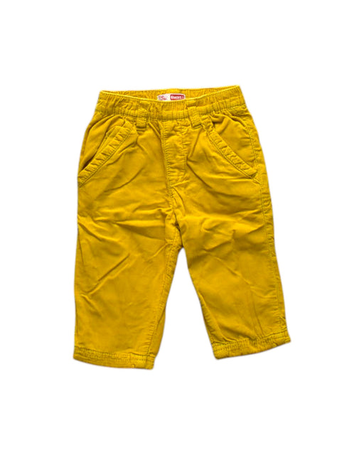 A Yellow Casual Pants from Du Pareil au même in size 3-6M for neutral. (Front View)