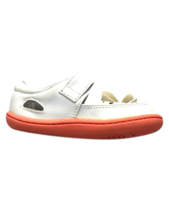 A White Flats from Little Blue Lamb in size 12-18M for neutral. (Front View)