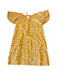 A Yellow Short Sleeve Dresses from Le Petit Society in size L for maternity. (Front View)