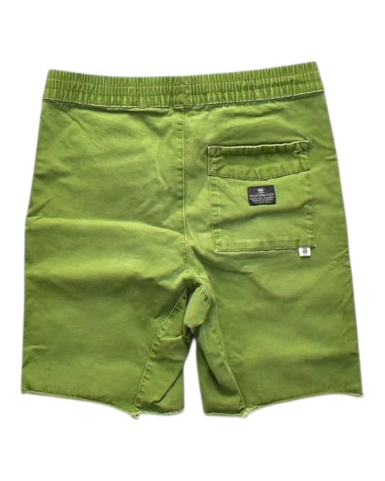 A Green Shorts from Munster in size 12Y for boy. (Back View)