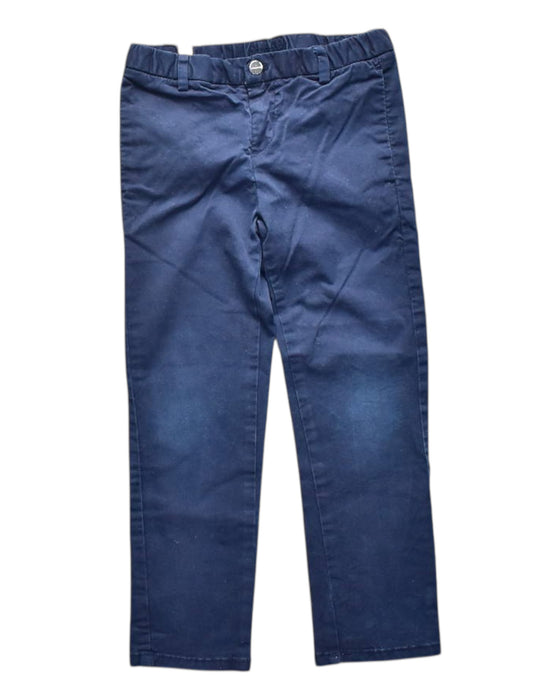A Navy Casual Pants from Jacadi in size 5T for boy. (Front View)