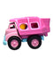 A Pink Cars Trucks Trains & Remote Control from Green Toys in size O/S for neutral. (Back View)