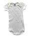 A White Short Sleeve Bodysuits from Petit Bateau in size 6-12M for neutral. (Front View)