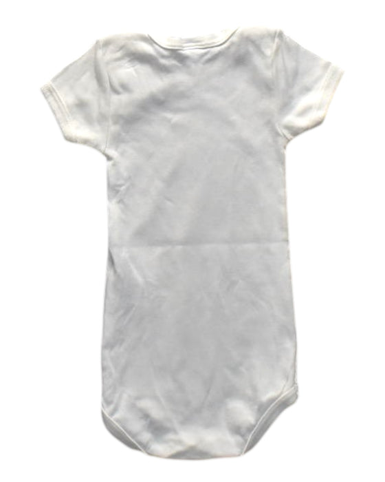 A White Short Sleeve Bodysuits from Petit Bateau in size 6-12M for neutral. (Back View)