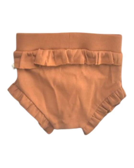 A Peach Bloomers from Snuggle Hunny Kids in size 0-3M for girl. (Back View)