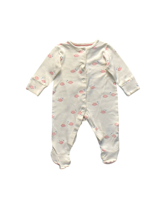 A Multicolour Onesies from Mothercare in size 3-6M for girl. (Back View)