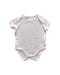 A White Short Sleeve Bodysuits from Mothercare in size 3-6M for girl. (Front View)