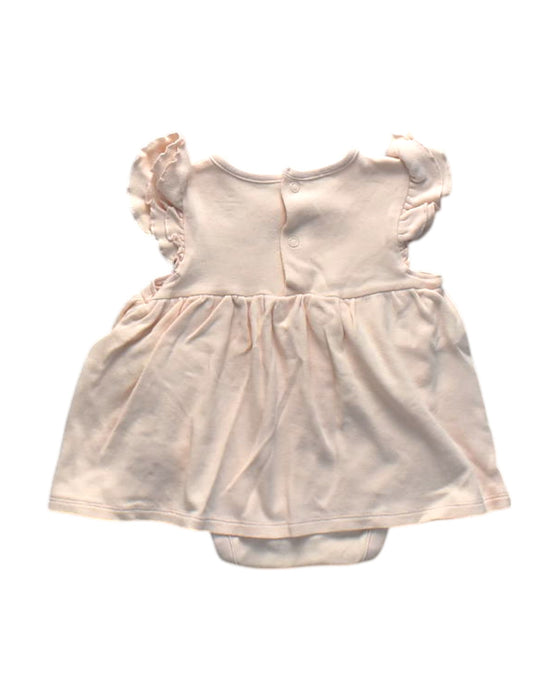 A Peach Sleeveless Rompers from Mothercare in size 6-12M for girl. (Back View)