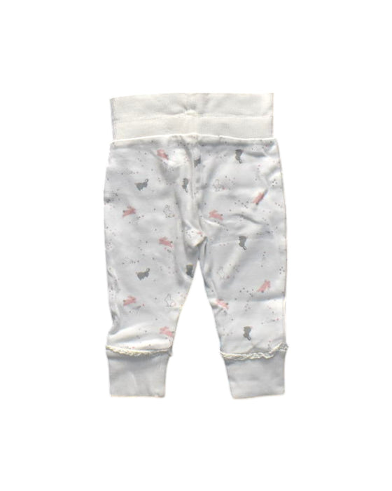 A White Leggings from Mothercare in size 3-6M for neutral. (Back View)