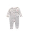 A White Onesies from PONEY in size 6-12M for neutral. (Front View)