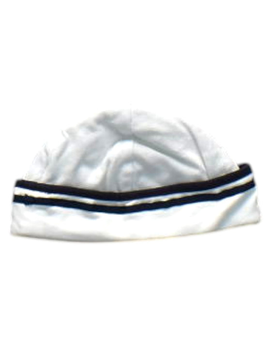 A White Beanies from Armani Baby in size O/S for neutral. (Back View)