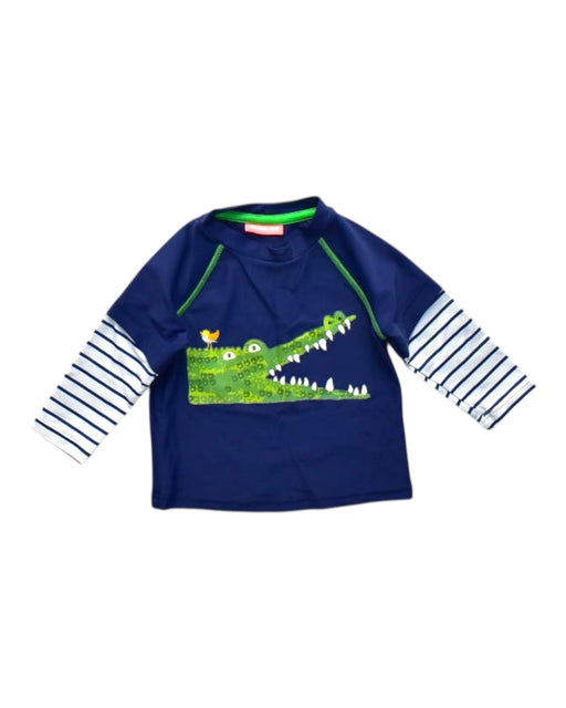 A Navy Rash Guards from Sunuva in size 3-6M for boy. (Front View)