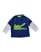 A Navy Rash Guards from Sunuva in size 3-6M for boy. (Front View)