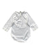 A White Long Sleeve Bodysuits from Benebene in size 6-12M for neutral. (Back View)