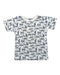 A White Short Sleeve T Shirts from Petit Bateau in size 5T for boy. (Front View)
