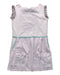 A White Sleeveless Dresses from Chateau de Sable in size 4T for girl. (Front View)