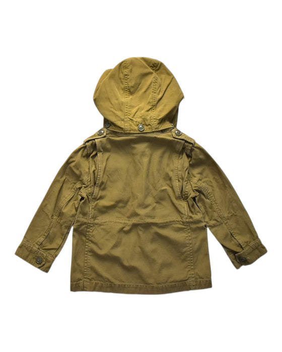 A Brown Coats from Crewcuts in size 3T for boy. (Back View)