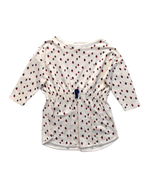 A Multicolour Long Sleeve Tops from Petit Bateau in size 6T for girl. (Front View)