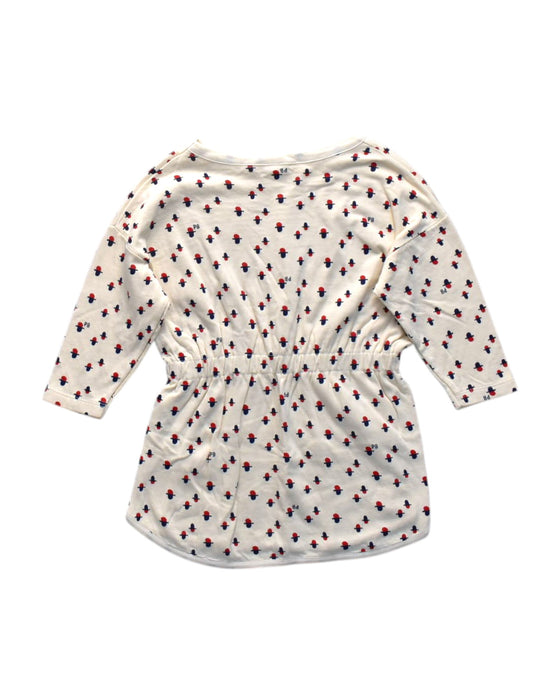 A Multicolour Long Sleeve Tops from Petit Bateau in size 6T for girl. (Back View)