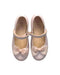 A Pink Flats from Pablosky in size 6T for girl. (Back View)