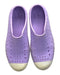 A Purple Sneakers from Native Shoes in size 10Y for girl. (Back View)