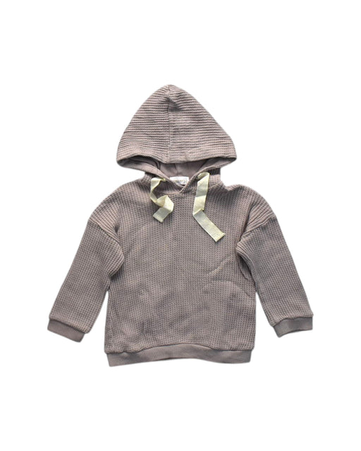 A Taupe Hooded Sweatshirts from Jamie Kay in size 3T for neutral. (Front View)