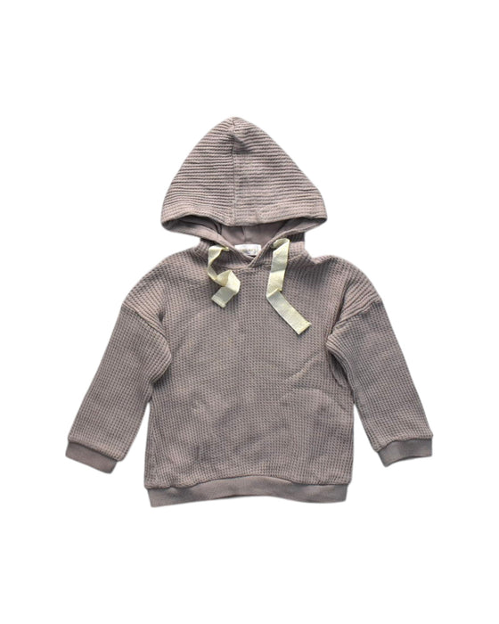 A Taupe Hooded Sweatshirts from Jamie Kay in size 3T for neutral. (Front View)