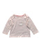 A Pink Long Sleeve Tops from Mothercare in size 6-12M for girl. (Front View)