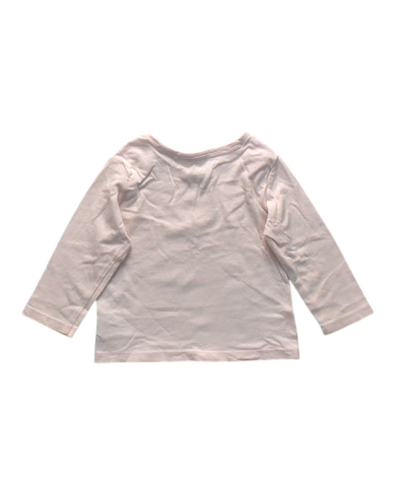 A Pink Long Sleeve Tops from Mothercare in size 6-12M for girl. (Back View)