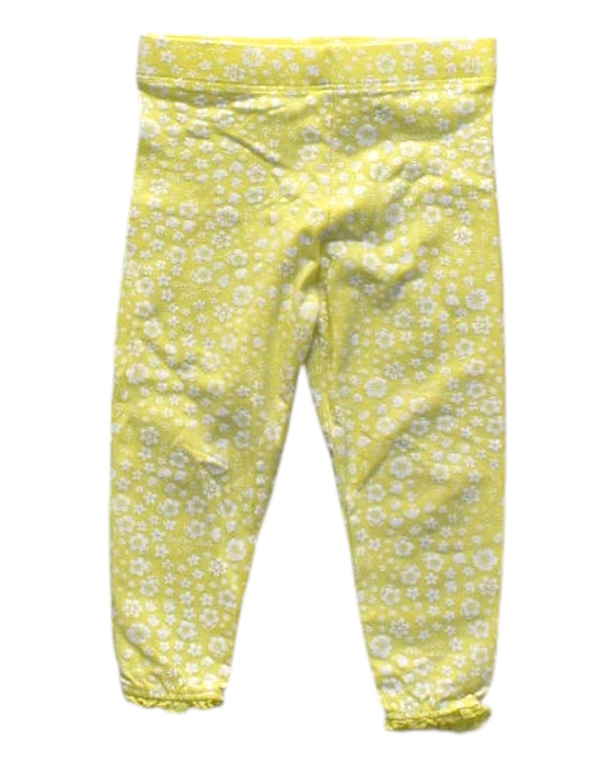 A Yellow Leggings from Mothercare in size 6-12M for girl. (Front View)