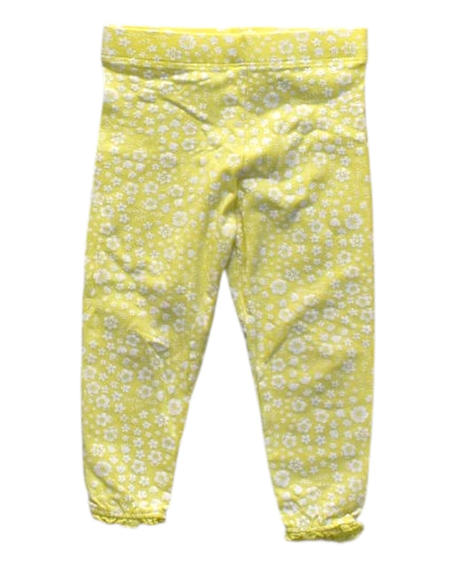A Yellow Leggings from Mothercare in size 6-12M for girl. (Front View)