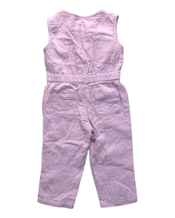 A Purple Long Overalls from Gingersnaps in size 18-24M for girl. (Back View)