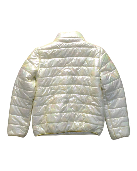 A Ivory Puffer/Quilted Coats & Outerwear from Guess in size 10Y for girl. (Back View)