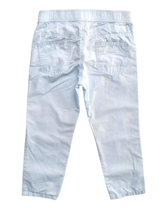 A White Casual Pants from Petit Bateau in size 4T for boy. (Back View)